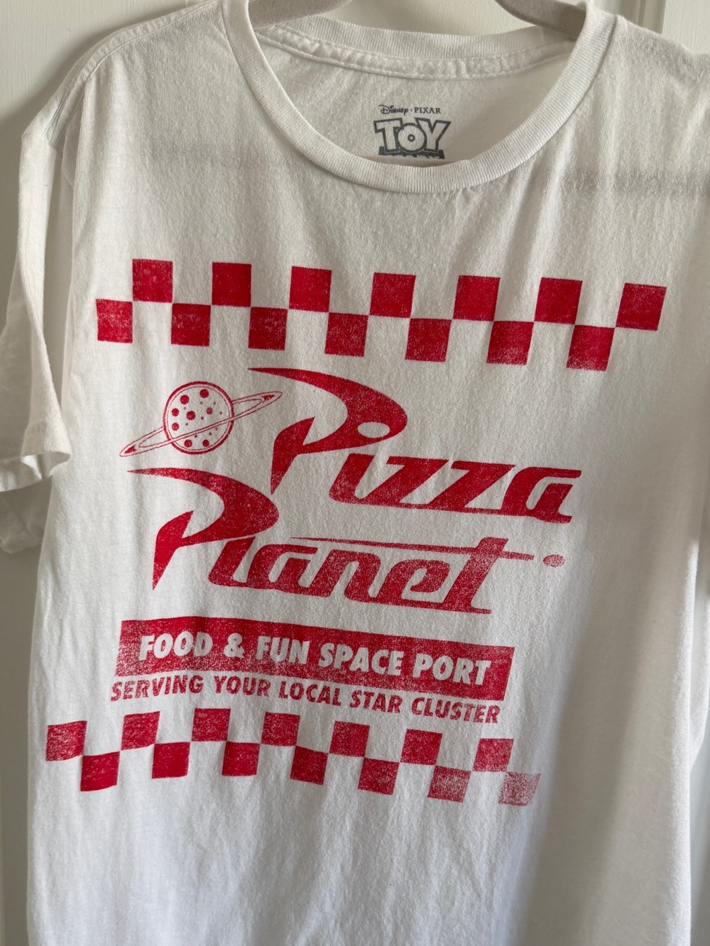 Pizza Planet White & Red Kids T-Shirt